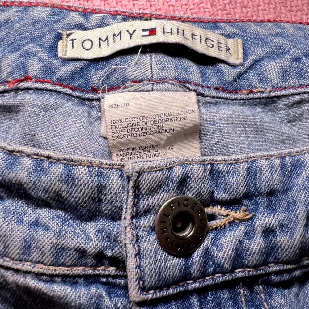 Vintage Tommy Hilfiger Light Wash Straight Leg Denim Jeans Womens Size 10 Blue - Picture 5 of 8